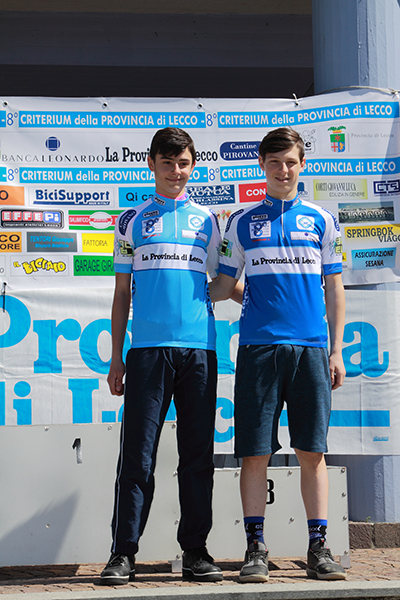 Matteo Botta esord 1^ anno e Matteo Talia, esord. 2 anno, Campioni Lecchesi 2016 (Foto Kia Castelli)